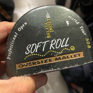 Golf putter soft Roll oversized mallet in right Handed